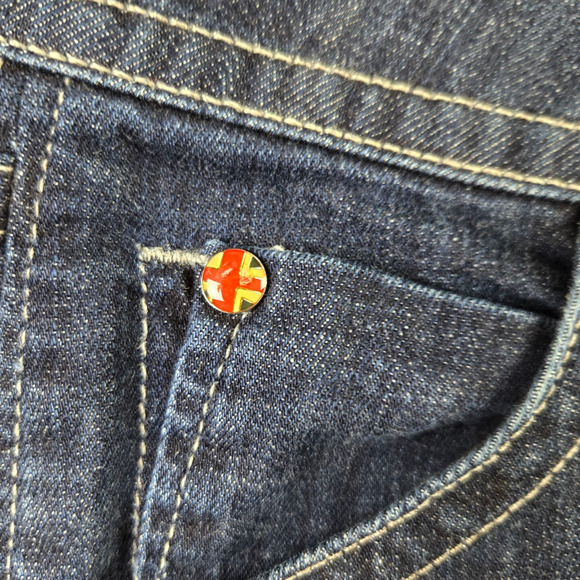 Hudson Jeans Dark Wash Signature Boot Cut Low Rise Womens Wide Leg Jeans Size 28 - Picture 4 of 11